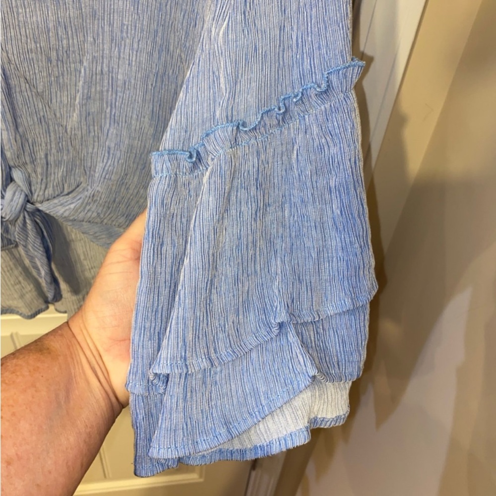 Ruby Rd. Light Blue Button Down Shirt - image 6